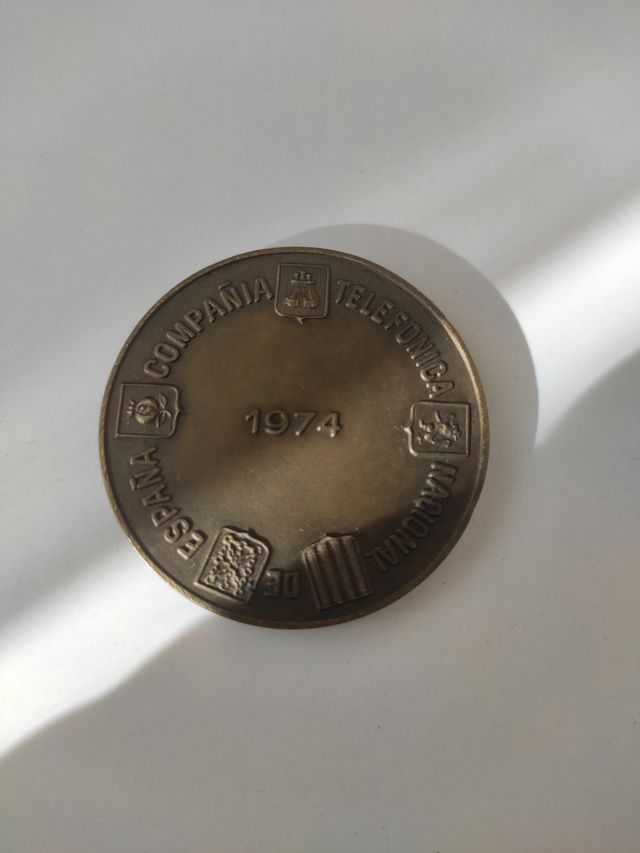 Monedas cobre Telefónica