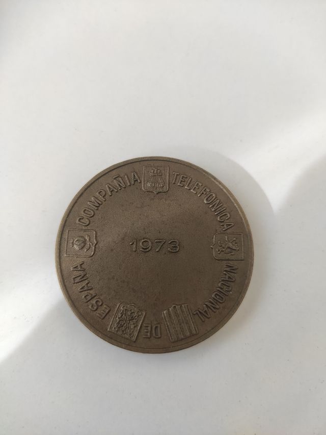 Monedas cobre Telefónica