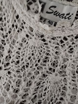 Top ganchillo blanco