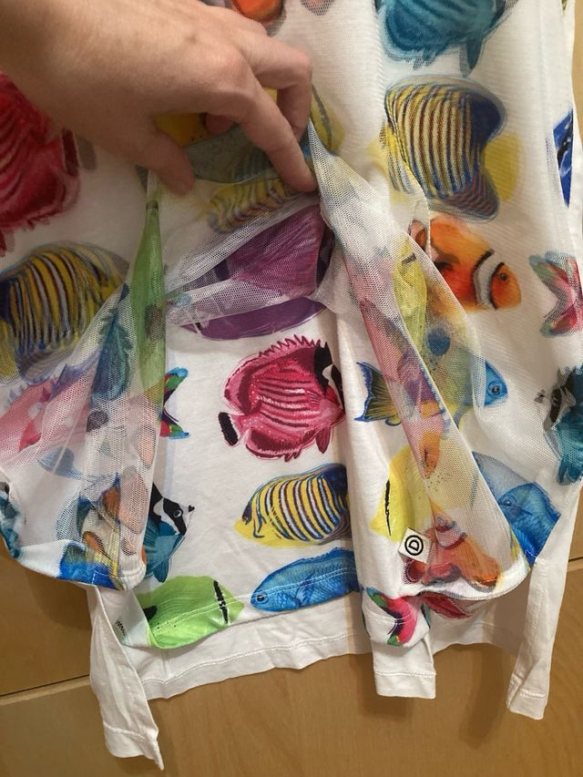 Camiseta Desigual niña talla 11-12 tirantes