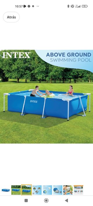 Piscina desmontable 220x150x60cm