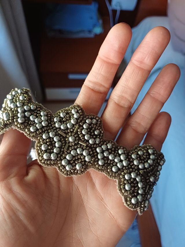 Cinturón joya Sfera de pedrería talla 85