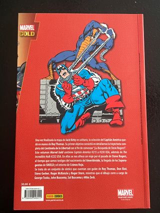 M. GOLD. CAPITAN AMERICA. LA MANERA EN QUE OCURRIO