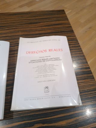 Libros derechos reales