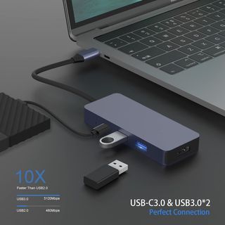 Hub USB C Adaptador 7 en 1 NUEVO