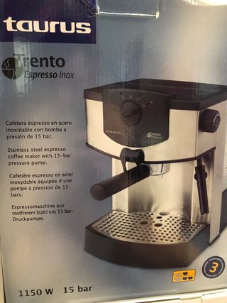 Cafetera Taurus Trento Espresso inox