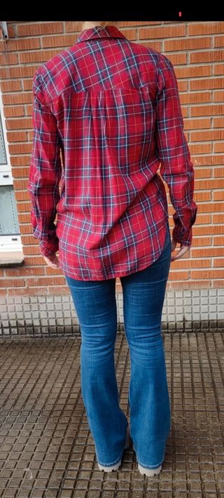 Camisa cuadros leñador Stradivarius 