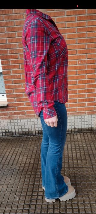 Camisa cuadros leñador Stradivarius 