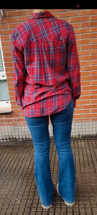 Camisa cuadros leñador Stradivarius 
