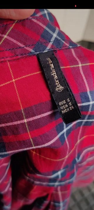 Camisa cuadros leñador Stradivarius 