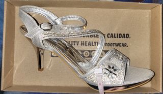 *SANDALIAS 39 PLATEADAS BODA FIESTA