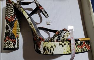 *SANDALIAS SERPIENTE 39 MULTICOLOR