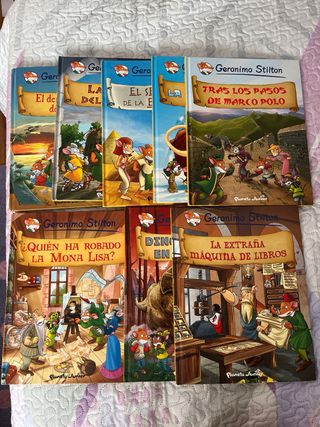 Saga Geronimo Stilton 1-8 para niños