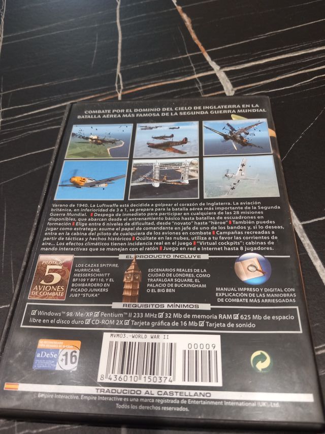 WORLD WAR II BATTLE OF BRITAIN SIMULADOR PC VUELO