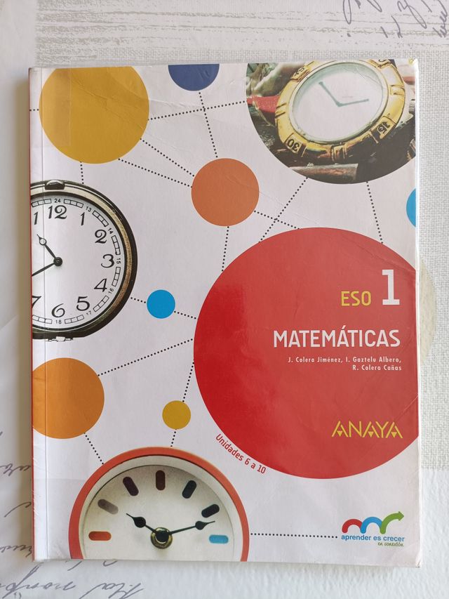 Matemáticas. 1ºESO. Anaya.