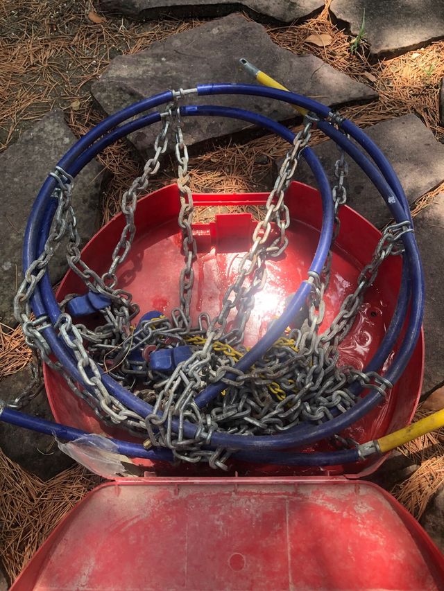 Cadenas de nieve talla 8’