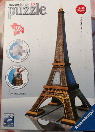 Puzzle 3D Torre Eiffel