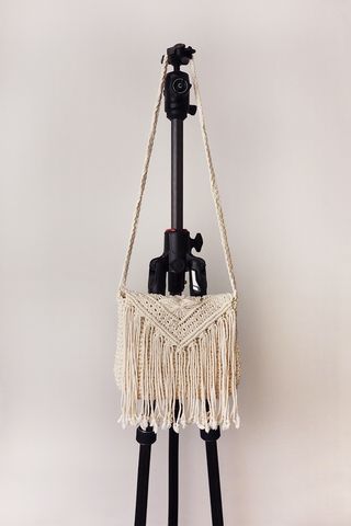 Bolso macramé 100% algodón natural
