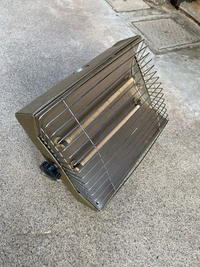 Stufa vintage marca BJM modello Klein in metallo