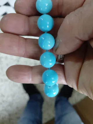 Collana con grandi sfere  in turchese
