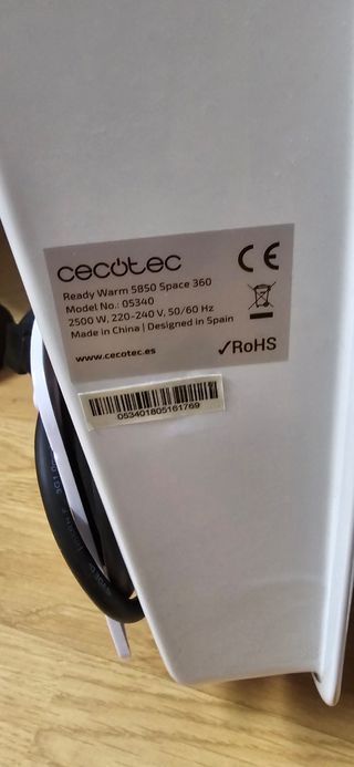 Radiador eléctrico de aceite BAJO CONSUM