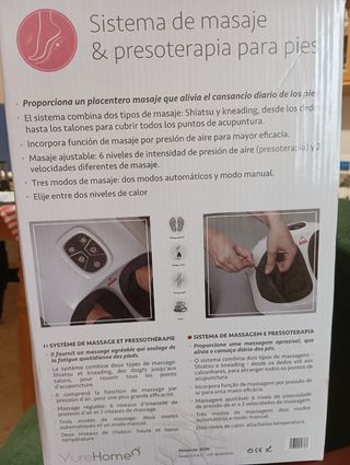 Masaje y presoterapia