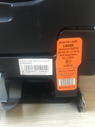 Silla coche Britax Römer Dualfix i-Size buenestado