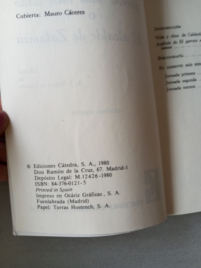 Libro "El alcalde de Zal...