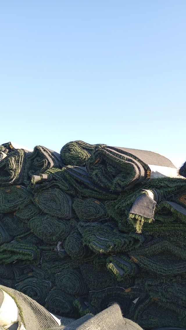 Césped artificial reciclado