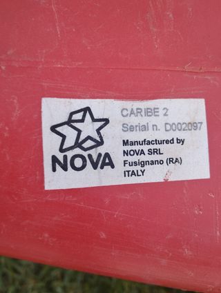Piragua doble kayak  mod.Caribe 2 .    2 plazas