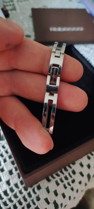 Bracciale cromato uomo Rebecca
