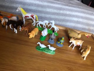FIGURAS ANTIGUAS animales de granja