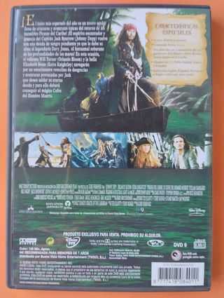 DVD PIRATAS DEL CARIBE