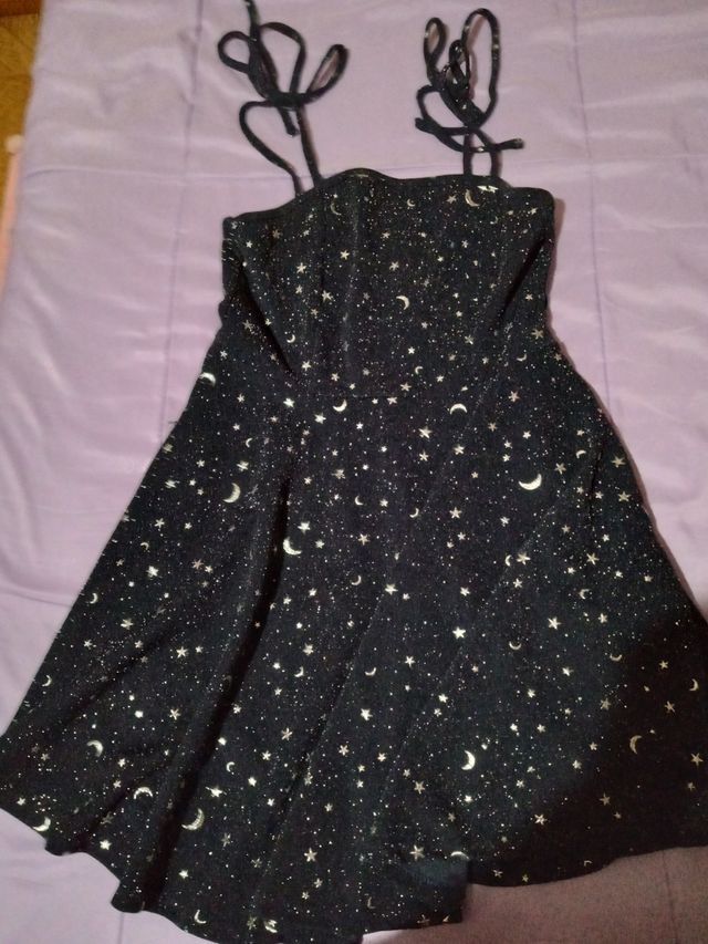 Bellissimo Abitino blu notte con brillantini