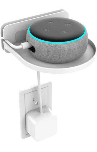 SOPORTE DE PARED CON RECOGECABLES