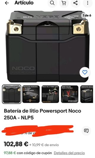 Batería de moto 