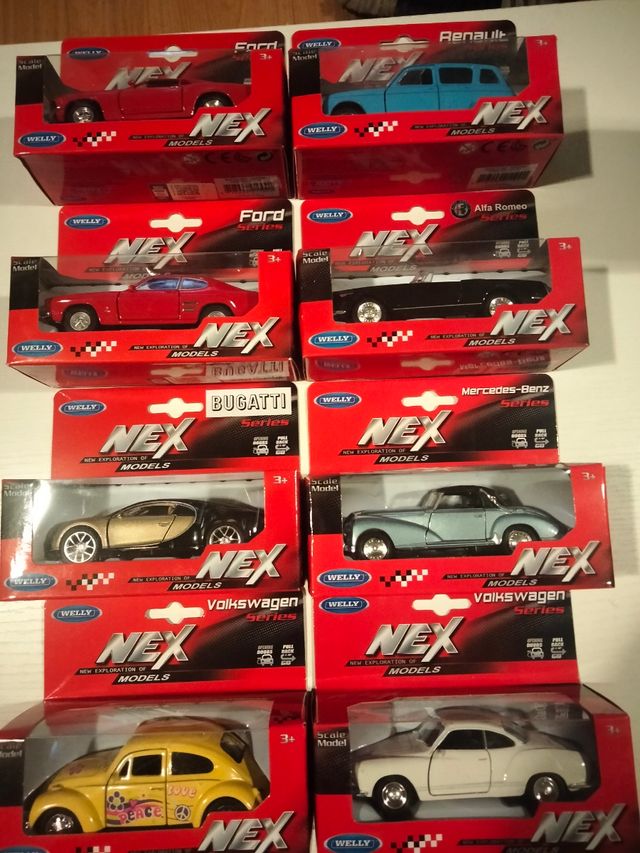 Lote 8 coches diecast Welly 1/32 1/36