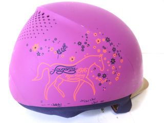 CASCO HIPICA FOUGANZA SAFETY GIRLY PURPLE 70075