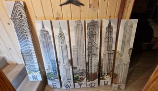 Conjunto 7 cuadros NEW YORK