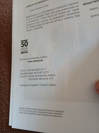 Libro Inglés  Profesional para Comercio