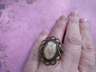 Anillo con pájaro estilo años 20 Día de la Madre