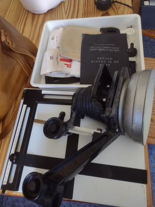 Maleta con material fotográfico antiguo