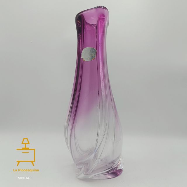 Jarrón Val Saint Lambert, años 60.