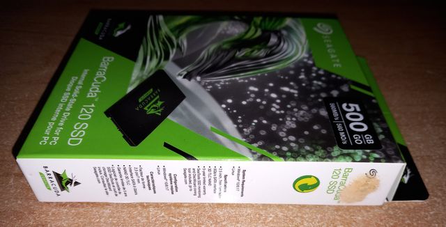 seagate barracuda 120ssd 500gb empty box