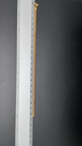 J-0515 Cadena Bilbao con barra oro 18K Ocasión