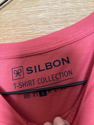 Camiseta roja silbon