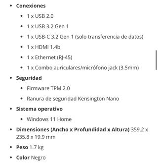 Portatil Lenovo V15 G2