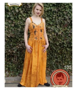 LEONARDO CARBONE Vestido corpiño Jasmin - amarillo