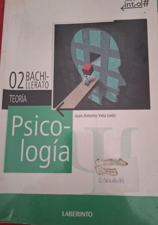 libro psicología teoria 2 Bach.Editorial Laberinto