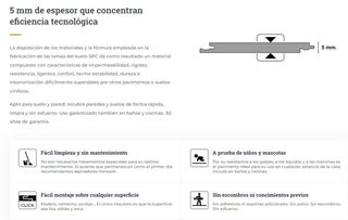 Suelo vinilico madera